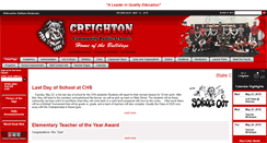 Desktop Screenshot of creightonpublicschools.org